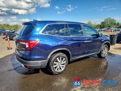 Trzecie zdjęcie samochodu z tyłu: 2022 HONDA PILOT EXL VIN:5FNYF6H56NB033498 - miniatura