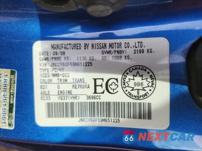 Zdjęcie 12 z 12 samochodu: 2009 INFINITI G37 COUPE X VIN:JNKCV64F59M651225 - miniatura