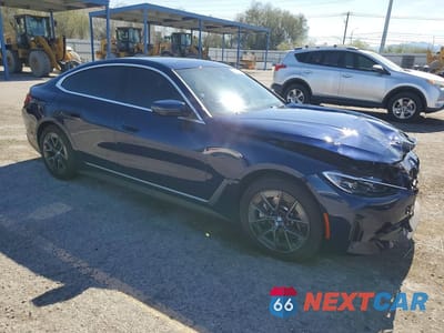 Czwarte zdjęcie samochodu z boku: 2022 BMW I4 EDRIVE 40 VIN:WBY73AW08NFN22199 - miniatura