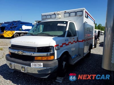 2019 CHEVROLET EXPRESS G3500 AMBULANCE 1GB3GRCG6K1255632 - główne zdjęcie licytacji z USA - miniatura