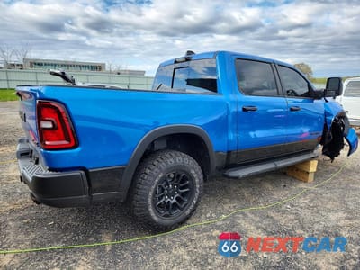 Trzecie zdjęcie samochodu z tyłu: 2025 RAM 1500 REBEL VIN:1C6SRFLP5SN715072 - miniatura