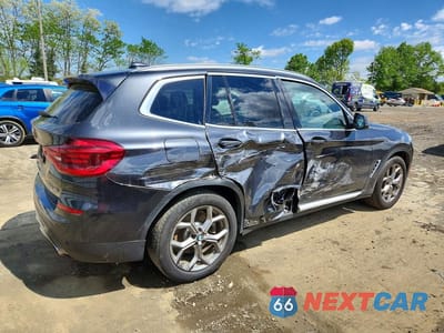 Trzecie zdjęcie samochodu z tyłu: 2020 BMW X3 XDRIVE30I VIN:5UXTY5C0XL9D36674 - miniatura