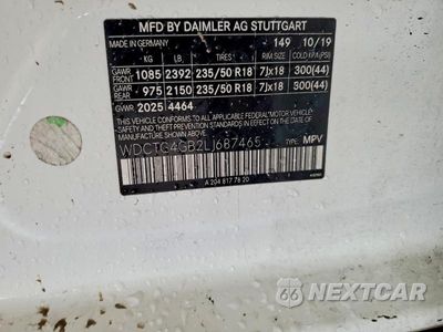 Zdjęcie 13 z 13 samochodu: 2020 MERCEDES-BENZ GLA 250 4MATIC VIN:WDCTG4GB2LJ687465 - miniatura