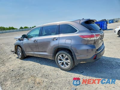 Drugie zdjęcie samochodu z przodu: 2014 TOYOTA HIGHLANDER XLE VIN:5TDJKRFHXES063546 - miniatura