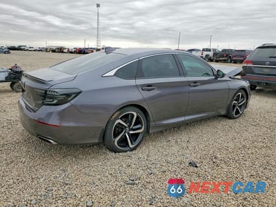 Trzecie zdjęcie samochodu z tyłu: 2019 HONDA ACCORD SPORT VIN:1HGCV1E30KA081121 - miniatura
