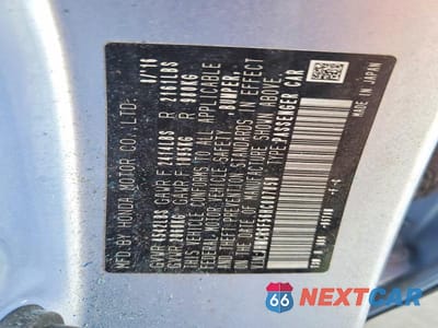 Zdjęcie 12 z 12 samochodu: 2017 HONDA ACCORD HYBRID EXL VIN:JHMCR6F56HC007858 - miniatura