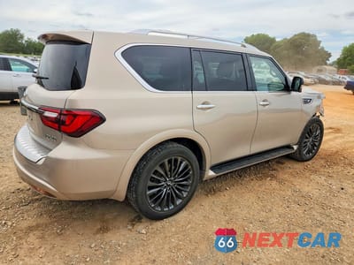 Trzecie zdjęcie samochodu z tyłu: 2022 INFINITI QX80 PREMIUM SELECT VIN:JN8AZ2AF0N9741037 - miniatura