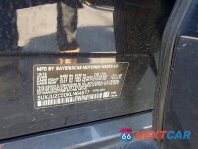 Zdjęcie 13 z 13 samochodu: 2019 BMW X5 XDRIVE50I VIN:5UXJU2C50KLN64677 - miniatura