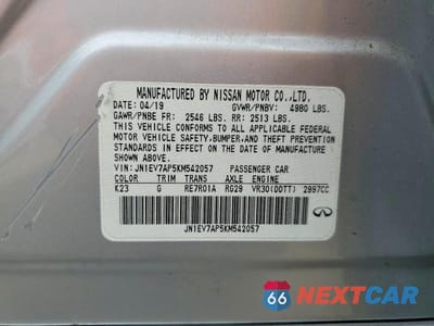 Zdjęcie 13 z 13 samochodu: 2019 INFINITI Q50 3.0T LUXE VIN:JN1EV7AP5KM542057 - miniatura