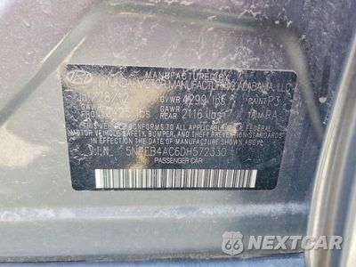 Zdjęcie 12 z 12 samochodu: 2013 HYUNDAI SONATA GLS VIN:5NPEB4AC6DH572330 - miniatura