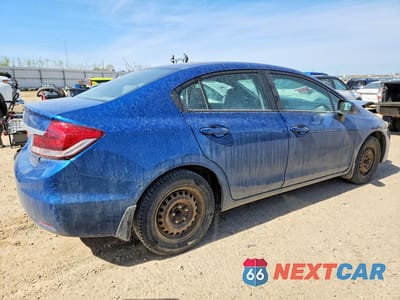 Trzecie zdjęcie samochodu z tyłu: 2014 HONDA CIVIC LX VIN:2HGFB2F49EH018639 - miniatura