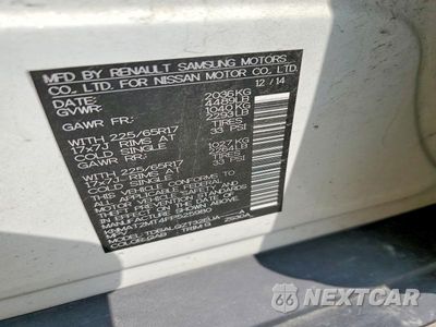 Zdjęcie 14 z 14 samochodu: 2015 NISSAN ROGUE SV VIN:KNMAT2MT4FP525980 - miniatura
