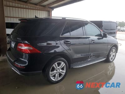 Trzecie zdjęcie samochodu z tyłu: 2012 MERCEDES-BENZ ML 350 4MATIC VIN:4JGDA5HB6CA035296 - miniatura