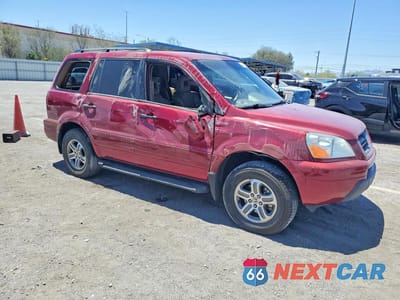 Czwarte zdjęcie samochodu z boku: 2004 HONDA PILOT EXL VIN:2HKYF18624H598763 - miniatura