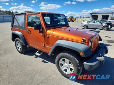Czwarte zdjęcie samochodu z boku: 2010 JEEP WRANGLER SPORT VIN:1J4AA2D17AL187196 - miniatura