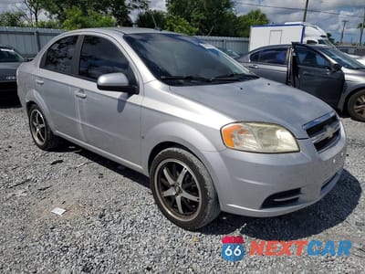Czwarte zdjęcie samochodu z boku: 2009 CHEVROLET AVEO LS VIN:KL1TD56E89B361535 - miniatura