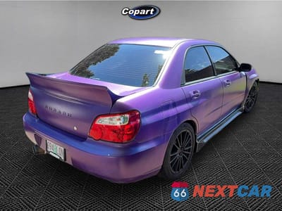 Czwarte zdjęcie samochodu z boku: 2005 SUBARU IMPREZA WRX VIN:JF1GD29675G509707 - miniatura