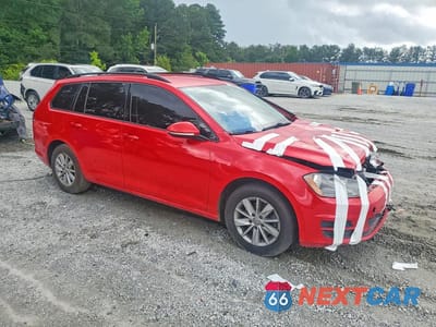 Czwarte zdjęcie samochodu z boku: 2016 VOLKSWAGEN GOLF SPORTWAGEN S VIN:3VWC17AU3GM506706 - miniatura