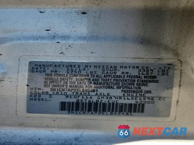 Zdjęcie 13 z 13 samochodu: 2014 NISSAN VERSA 1.6 SV VIN:3N1CN7AP2EL845481 - miniatura
