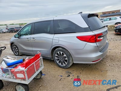Drugie zdjęcie samochodu z przodu: 2024 HONDA ODYSSEY EXL VIN:5FNRL6H67RB056025 - miniatura