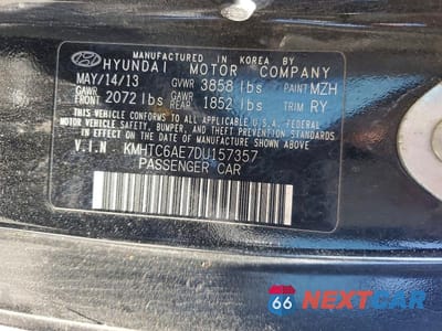 Zdjęcie 12 z 12 samochodu: 2013 HYUNDAI VELOSTER VIN:KMHTC6AE7DU157357 - miniatura
