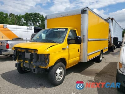 2024 FORD E350 BOX TRUCK 1FDWE3FN9RDD08768 - główne zdjęcie licytacji z USA - miniatura