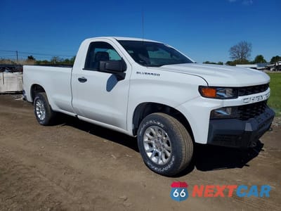 Czwarte zdjęcie samochodu z boku: 2020 CHEVROLET SILVERADO C1500 VIN:3GCNWAEF6LG387614 - miniatura