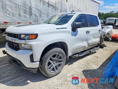 2021 CHEVROLET SILVERADO C1500 CUSTOM 1GCPWBEKXMZ239527 - główne zdjęcie licytacji z USA - miniatura