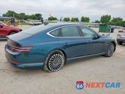 Trzecie zdjęcie samochodu z tyłu: 2023 GENESIS ELECTRIFIED G80 BASE VIN:KMTGE4S16PU005818 - miniatura