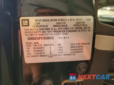 Zdjęcie 12 z 12 samochodu: 2007 CHEVROLET HHR LT VIN:3GNDA33P87S586692 - miniatura