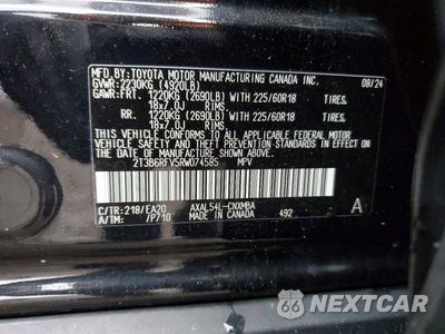 Zdjęcie 13 z 13 samochodu: 2024 TOYOTA RAV4 XLE PREMIUM VIN:2T3B6RFV5RW074585 - miniatura