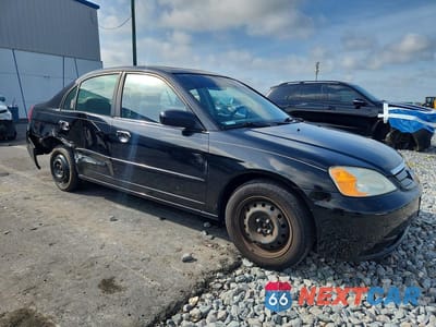 Czwarte zdjęcie samochodu z boku: 2002 HONDA CIVIC EX VIN:2HGES26852H594125 - miniatura
