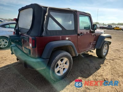 Trzecie zdjęcie samochodu z tyłu: 2010 JEEP WRANGLER SPORT VIN:1J4AA2D14AL155189 - miniatura