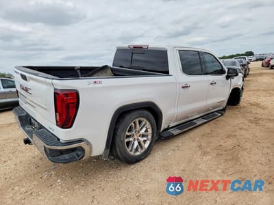 Trzecie zdjęcie samochodu z tyłu: 2021 GMC SIERRA K1500 SLT VIN:3GTU9DET2MG327731 - miniatura