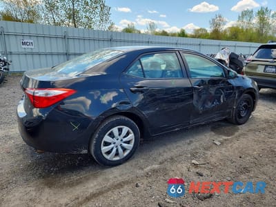 Trzecie zdjęcie samochodu z tyłu: 2015 TOYOTA COROLLA LE VIN:2T1BURHE9FC380018 - miniatura