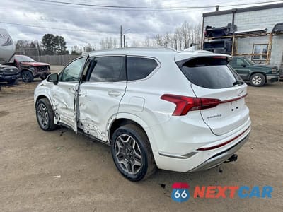 Trzecie zdjęcie samochodu z tyłu: 2021 HYUNDAI SANTA FE ULTIMATE VIN:5NMS5DAL7MH343792 - miniatura