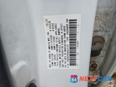 Zdjęcie 12 z 12 samochodu: 2016 HONDA ACCORD EXL VIN:1HGCR2F9XGA231787 - miniatura