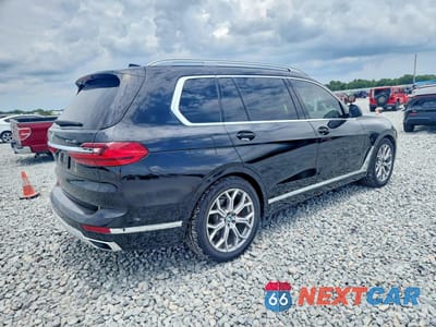 Trzecie zdjęcie samochodu z tyłu: 2019 BMW X7 XDRIVE40I VIN:5UXCW2C50KL083945 - miniatura