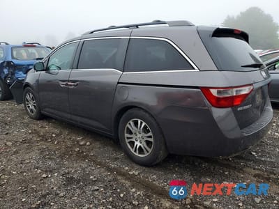 Drugie zdjęcie samochodu z przodu: 2013 HONDA ODYSSEY EXL VIN:5FNRL5H68DB014059 - miniatura