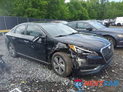 Czwarte zdjęcie samochodu z boku: 2017 HYUNDAI SONATA PLUG-IN HYBRID LIMITED VIN:KMHE54L2XHA045217 - miniatura