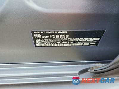 Zdjęcie 12 z 12 samochodu: 2022 BMW M8 VIN:WBSGV0C03NCJ88216 - miniatura