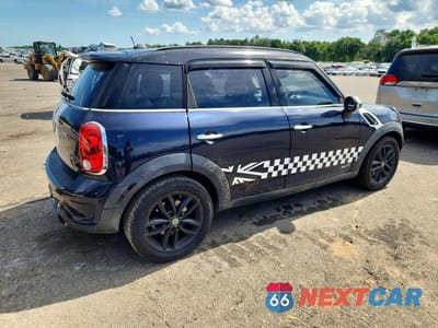 Trzecie zdjęcie samochodu z tyłu: 2012 MINI COOPER S COUNTRYMAN VIN:WMWZC5C51CWM13384 - miniatura