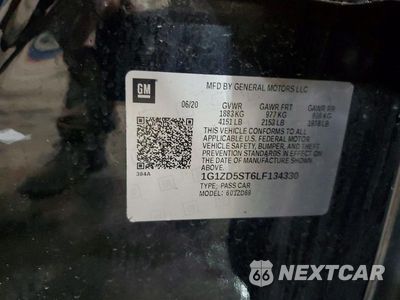 Zdjęcie 12 z 12 samochodu: 2020 CHEVROLET MALIBU LT VIN:1G1ZD5ST6LF134330 - miniatura