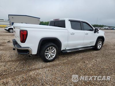 Trzecie zdjęcie samochodu z tyłu: 2021 GMC SIERRA C1500 SLT VIN:3GTP8DED9MG217977 - miniatura