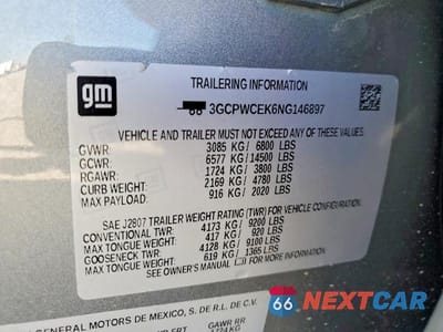 Zdjęcie 13 z 13 samochodu: 2022 CHEVROLET SILVERADO LTD C1500 LT VIN:3GCPWCEK6NG146897 - miniatura