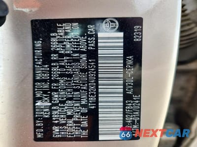 Zdjęcie 12 z 12 samochodu: 2004 TOYOTA CAMRY STANDARD VIN:4T1BE32K04U924541 - miniatura
