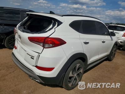 Trzecie zdjęcie samochodu z tyłu: 2018 HYUNDAI TUCSON LIMITED VIN:KM8J3CA21JU612016 - miniatura