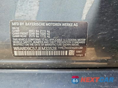Zdjęcie 12 z 12 samochodu: 2018 BMW 330 XI VIN:WBA8D9C57JEM33528 - miniatura