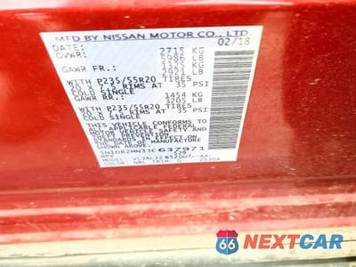 Zdjęcie 12 z 12 samochodu: 2018 NISSAN PATHFINDER PLATINUM VIN:5N1DR2MN3JC637971 - miniatura