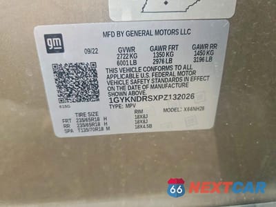 Zdjęcie 13 z 13 samochodu: 2023 CADILLAC XT5 VIN:1GYKNDRSXPZ132026 - miniatura